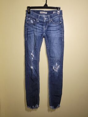 BKE Stella Distressed Lowrise Skinny Jeans 23